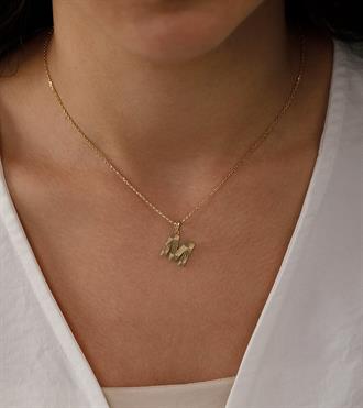 Kalemli Harf Kolye Ucu