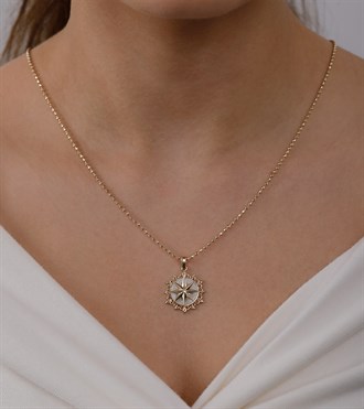 Kutup Yıldızı Vintage Kolye