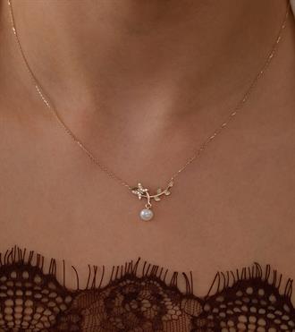 İncili Sarmaşık Kolye