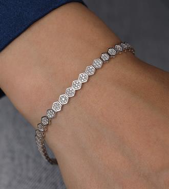 Altıgen Dizilim Su Yolu Bileklik