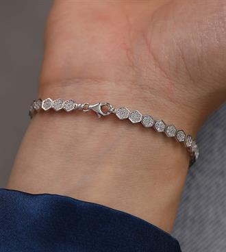 Altıgen Dizilim Su Yolu Bileklik