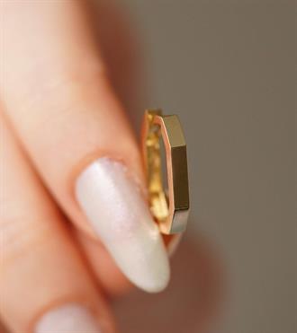 Altıgen Halka Küpe