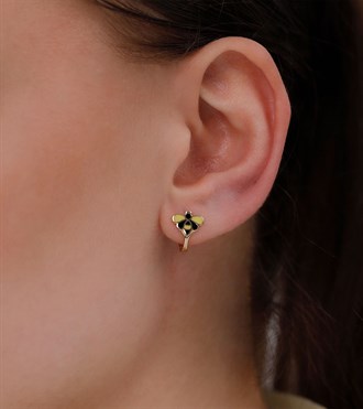 Altın Arılı Çocuk Küpe