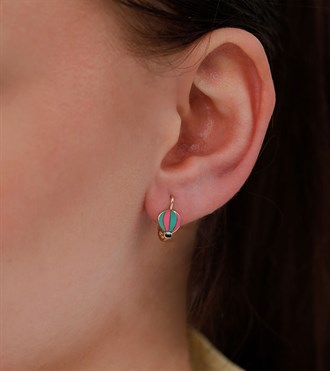 Altın Balon Çocuk Küpe