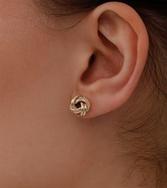 Altın Düğüm Küpe-S