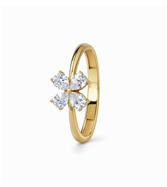 Altın Kardelen Yüzük