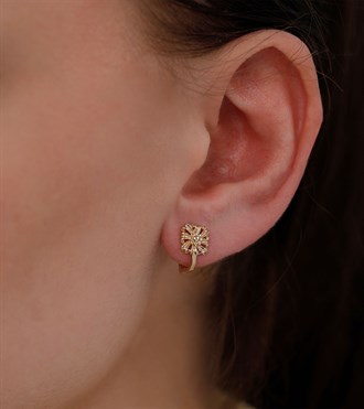 Altın Tasarım Çocuk Küpe