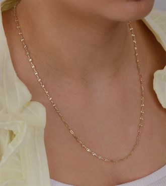 Aynalı Ataç Zincir Kolye