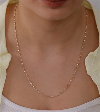 Aynalı Ataç Zincir Kolye