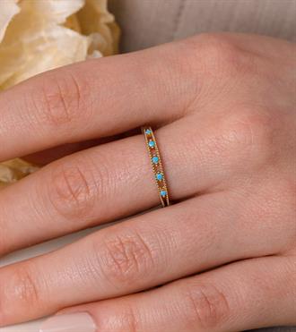 Firuze Toplu Tasarım Yüzük