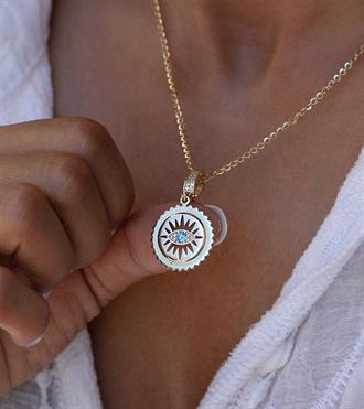 Gözlü Çark Kolye Ucu