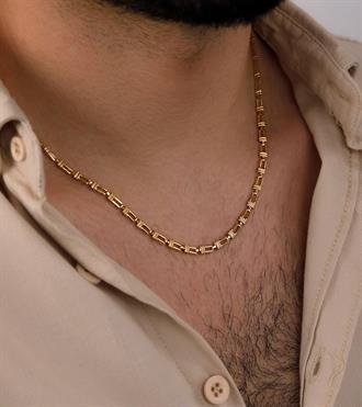 Tasarım Zincir Erkek Kolye