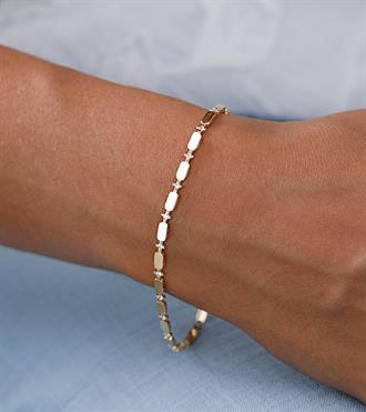 Taşlı Pul Dizilim Bileklik