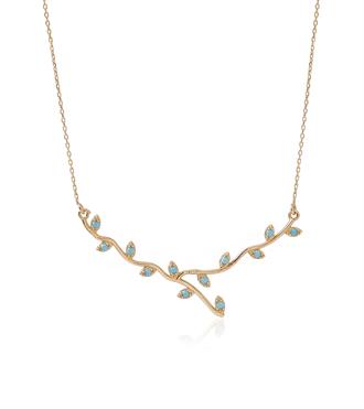 Firuzeli Sarmaşık Kolye