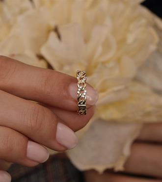 Taşlı Gurmet Halka Küpe