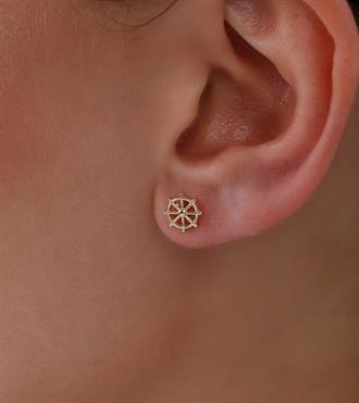 Dümen Vidalı Küpe