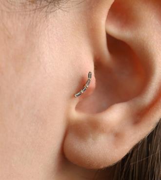 Baget Parantez Piercing (Tragus)