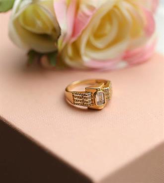 Baget Taşlı Kemer Yüzük