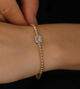 Bagetli Top Dizilim Bileklik