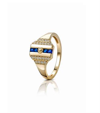 Aponi Yüzük-Lacivert