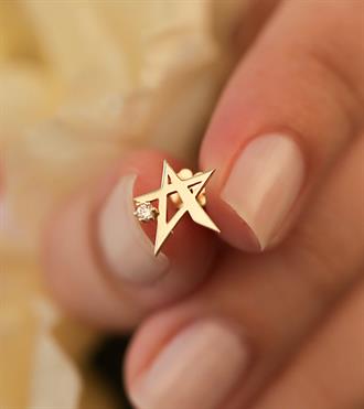 Yıldız Tasarım Küpe