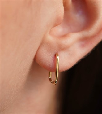 Boru Dikdörtgen Küpe S