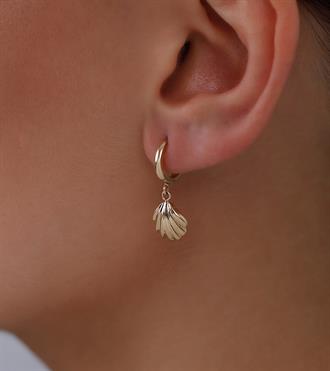 Midye Sallantılı Küpe