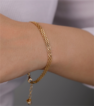 Altın Bismark Zincir Bileklik