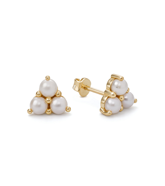 İnci Tria Vidalı Küpe