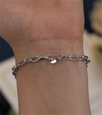 İtalyan Ataç Bileklik-Beyaz