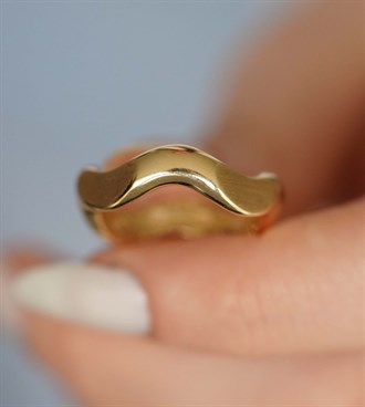 Cetaş Dalgalı Yüzük