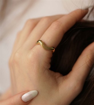 Cetaş Dalgalı Yüzük