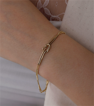 Düğümlü Çubuk Bileklik