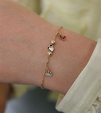 Charmlı Micky Çocuk Bileklik