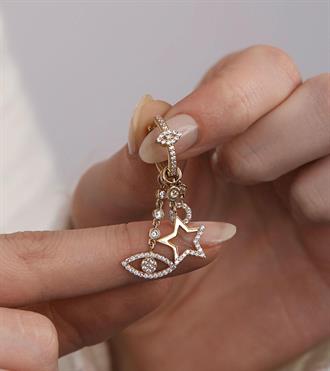 Charmlı Sallantılı Küpe