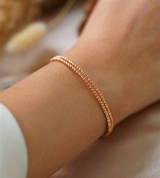 Çift Sıra Dorika Bilezik-Rose