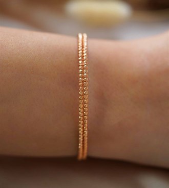 Çift Sıra Dorika Bilezik-Rose