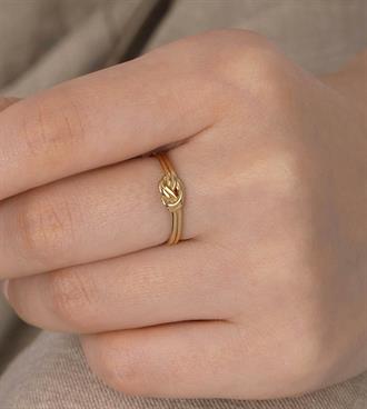 Çift Sıra Düğüm Yüzük