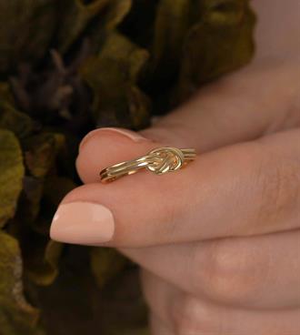 Çift Sıra Düğüm Yüzük