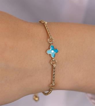 Çubuklu Yonca Bileklik