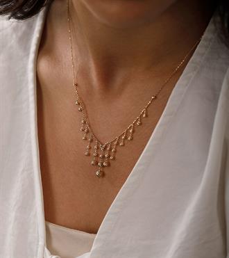 Dorika Sarkıtlı Kolye