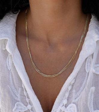 Dört Sıra Zincir Kolye