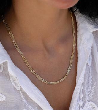 Dört Sıra Zincir Kolye