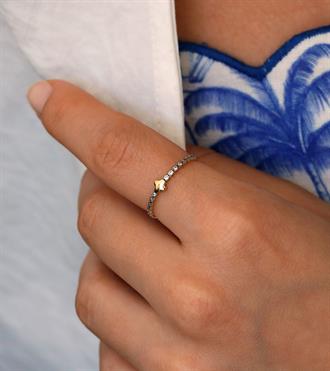 Sırataşlı Mini Yonca Yüzük