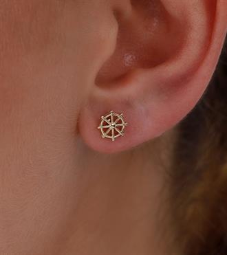 Dümen Vidalı Küpe