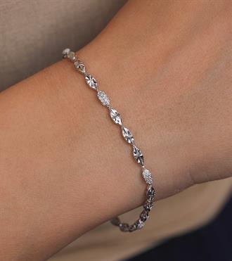 Kalemli Oval Dizilim Bileklik