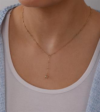 Yıldız Sarkıtlı Toplu Kolye