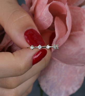 Aralıklı Sırataş Yüzük