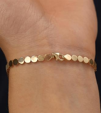 Daire Pullu Dizilim Bileklik