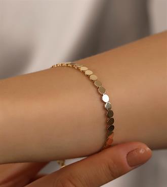 Daire Pullu Dizilim Bileklik